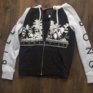 Billabong zip up hoodie
